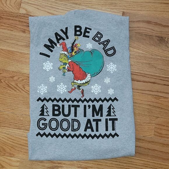 Grinch Christmas Short Sleeve Tee Tshirt by Delta Pro Weight Size XXL 2XL - Picture 6 of 6